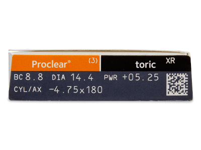 Proclear Toric XR (3 leče) - Predogled lastnosti