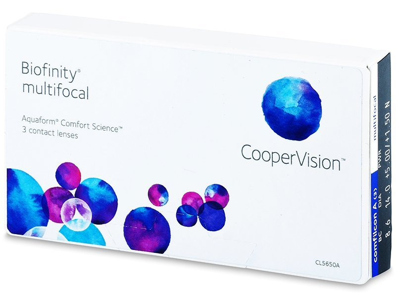 Biofinity Multifocal (3 leče) - Multifokalne kontaktne leče