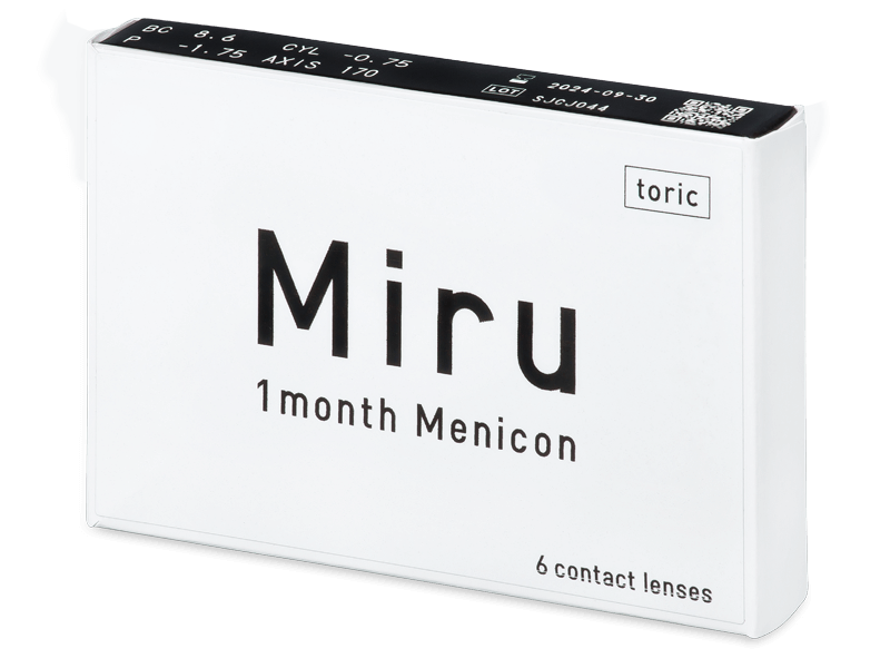 Miru 1month Menicon toric (6 leč) - Torične kontaktne leče