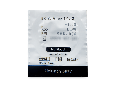 Miru 1month Menicon multifocal (6 leč) - Predogled blister embalaže