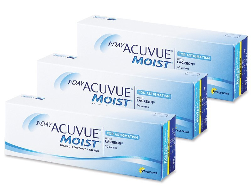 1 Day Acuvue Moist for Astigmatism (90 leč) - Torične kontaktne leče