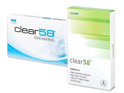 Clear 58 (6 leč) - 14 dnevne kontaktne leče