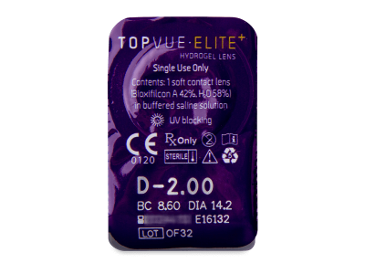 TopVue Elite+ (10 leč) - Predogled blister embalaže