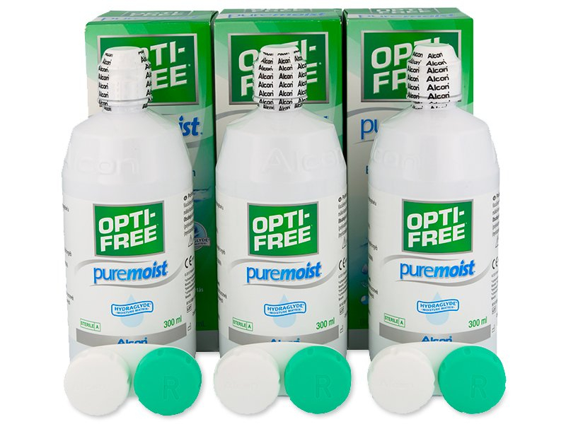 Tekočina OPTI-FREE PureMoist 3 x 300 ml 
