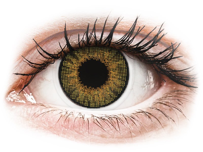 Air Optix Colors - Pure Hazel - brez dioptrije (2 leči) - Barvne kontaktne leče