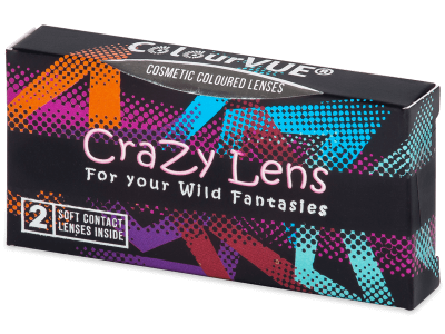 ColourVUE Crazy Lens - Kakashi - brez dioptrije (2 leči) - Ta izdelek je na voljo tudi v tej različici pakiranja