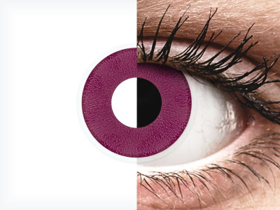 ColourVUE Crazy Lens - Purple - brez dioptrije (2 leči)