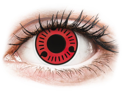 ColourVUE Crazy Lens - Sasuke - brez dioptrije (2 leči) - Barvne kontaktne leče
