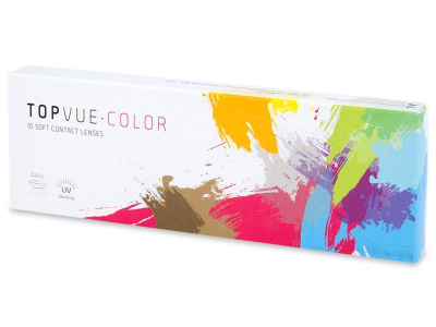 TopVue Color daily - Blue - brez dioptrije (10 leč) - Barvne kontaktne leče