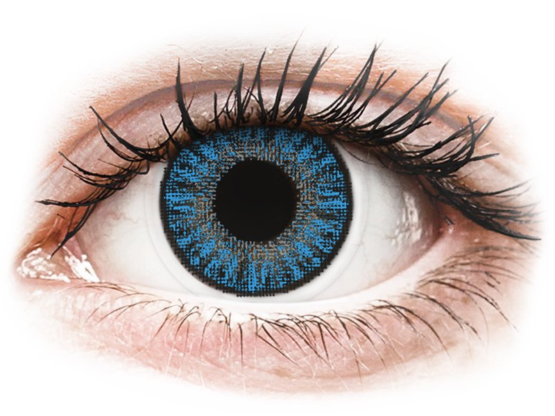 TopVue Color daily - Sapphire Blue - brez dioptrije (10 leč) - Barvne kontaktne leče