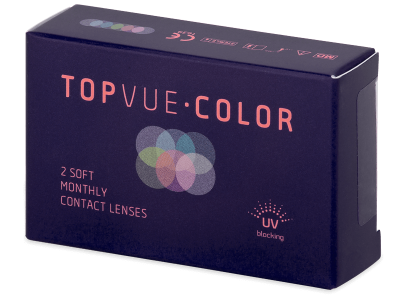 TopVue Color - True Sapphire - z dioptrijo (2 leči) - Barvne kontaktne leče