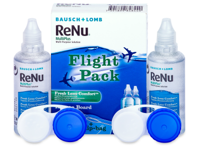 ReNu Multiplus flight pack 2 x 60 ml  - Tekočina za čiščenje