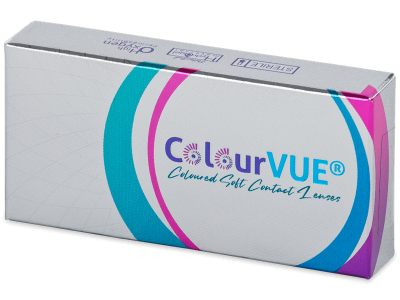 ColourVUE BigEyes Dolly Black - brez dioptrije (2 leči) - Barvne kontaktne leče