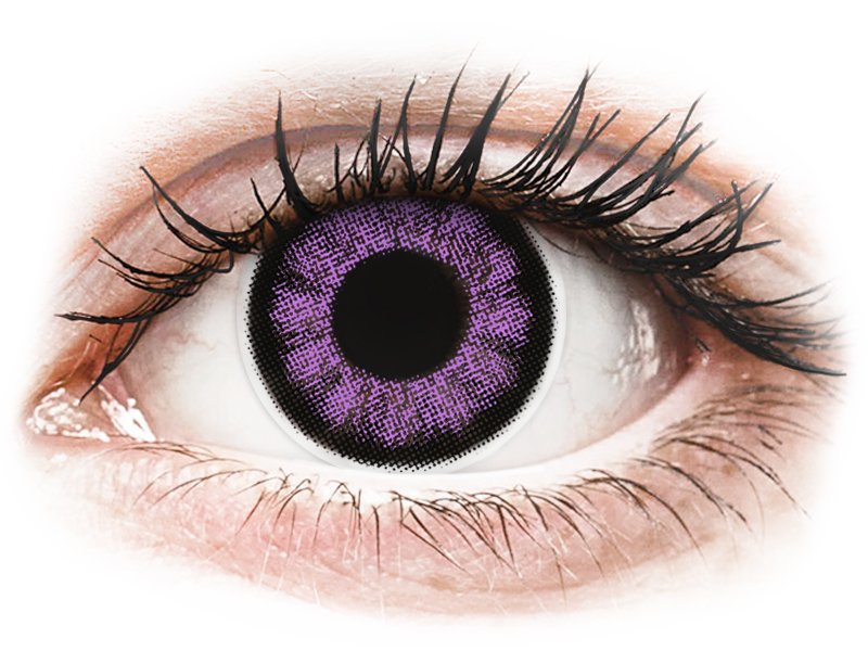ColourVUE BigEyes Ultra Violet - brez dioptrije (2 leči) - Barvne kontaktne leče
