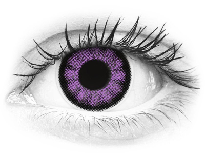 ColourVUE BigEyes Ultra Violet - brez dioptrije (2 leči)