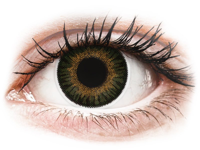 ColourVUE 3 Tones Green - z dioptrijo (2 leči) - Barvne kontaktne leče