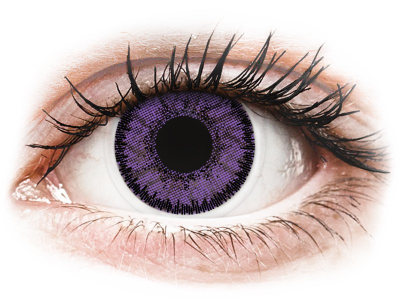 SofLens Natural Colors Indigo - z dioptrijo (2 leči) - Barvne kontaktne leče