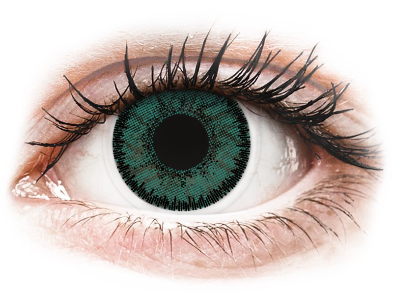 SofLens Natural Colors Jade - z dioptrijo (2 leči) - Barvne kontaktne leče