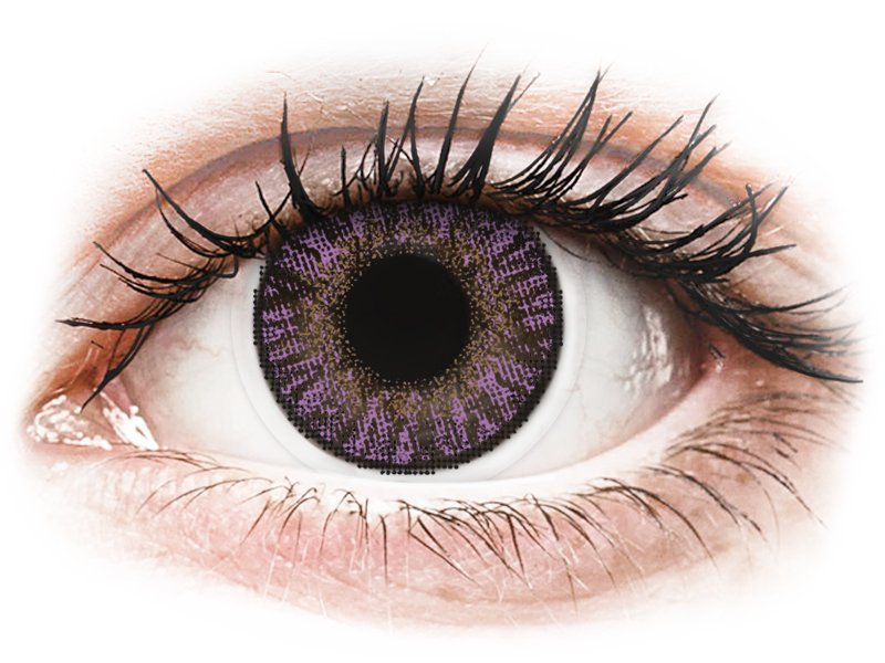 FreshLook ColorBlends Amethyst - z dioptrijo (2 leči) - Barvne kontaktne leče