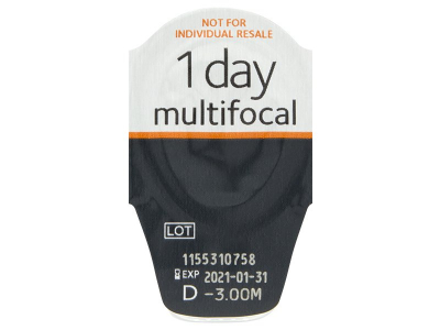 Proclear 1 Day multifocal (30 leč) - Predogled blister embalaže