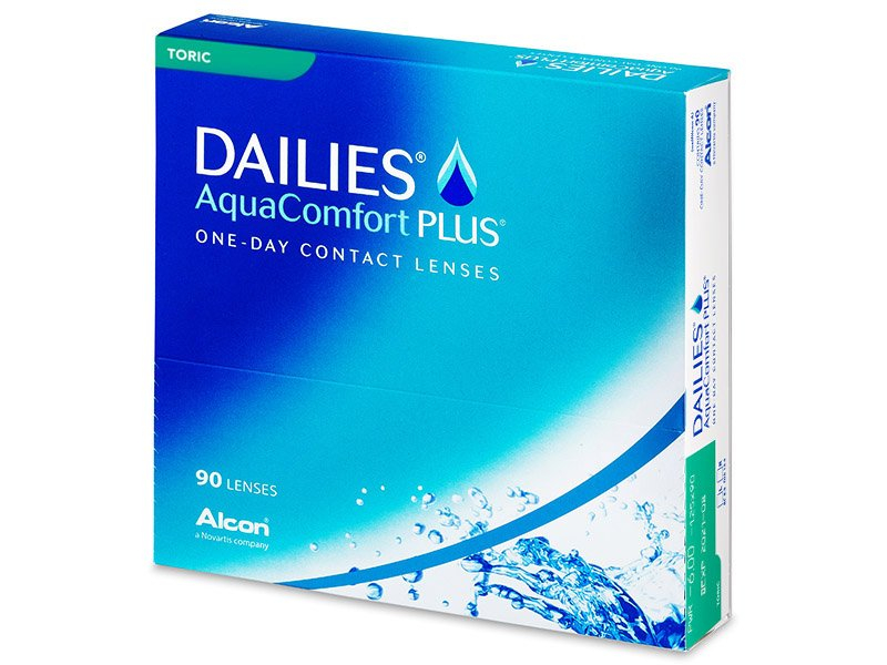 Dailies AquaComfort Plus Toric (90 leč) - Torične kontaktne leče