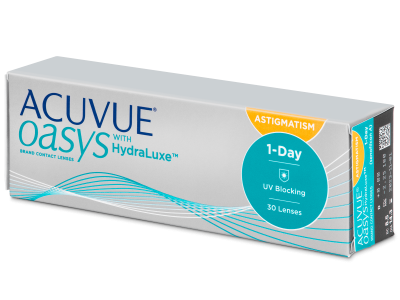 Acuvue Oasys 1-Day with HydraLuxe for Astigmatism (30 leč) - Torične kontaktne leče