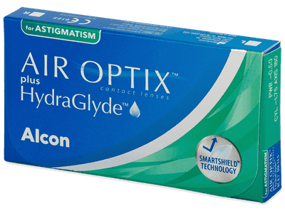 Air Optix plus HydraGlyde for Astigmatism (3 leče) - Mesečne kontaktne leče