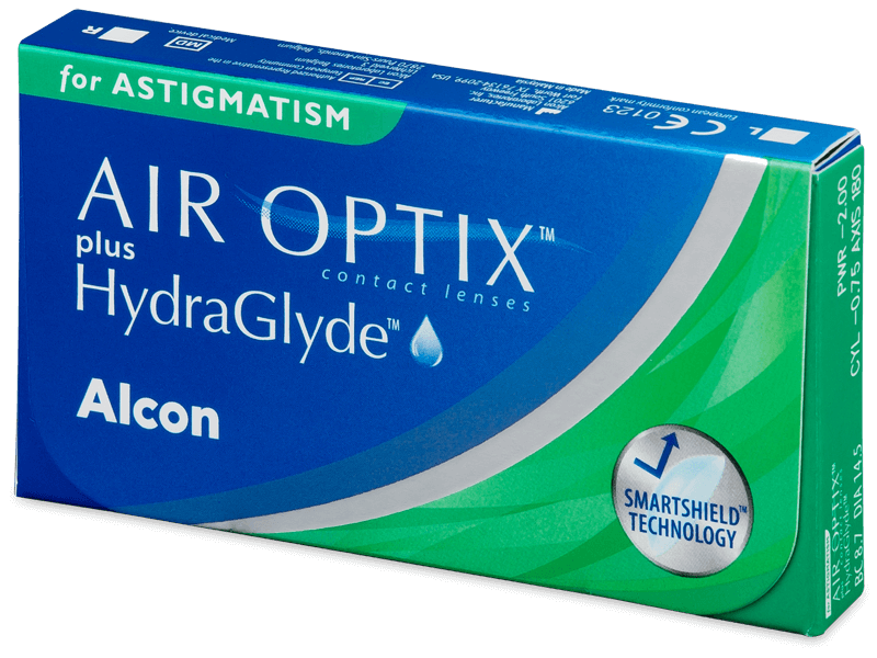 Air Optix plus HydraGlyde for Astigmatism (3 leče) - Mesečne kontaktne leče