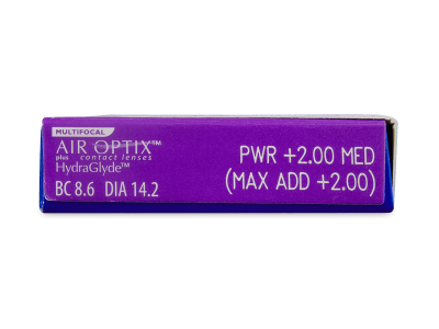 Air Optix plus HydraGlyde Multifocal (6 leč) - Predogled lastnosti