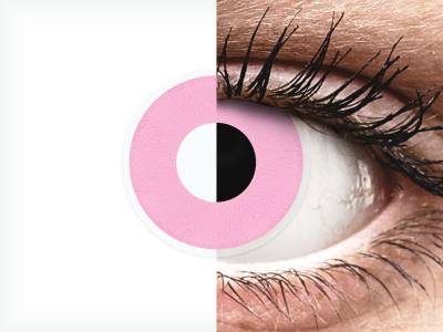 ColourVUE Crazy Lens - Barbie Pink - brez dioptrije (2 leči)