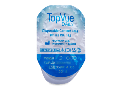 TopVue Daily (10 leč) - Predogled blister embalaže