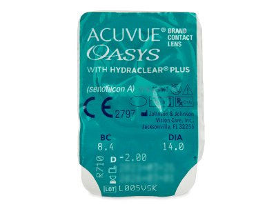 Acuvue Oasys (24 leč) - Predogled blister embalaže