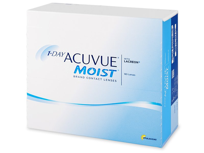1 Day Acuvue Moist (180 leč) - Dnevne kontaktne leče