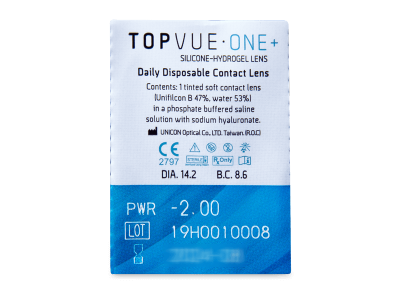 TopVue One+ (5 leč) - Predogled blister embalaže