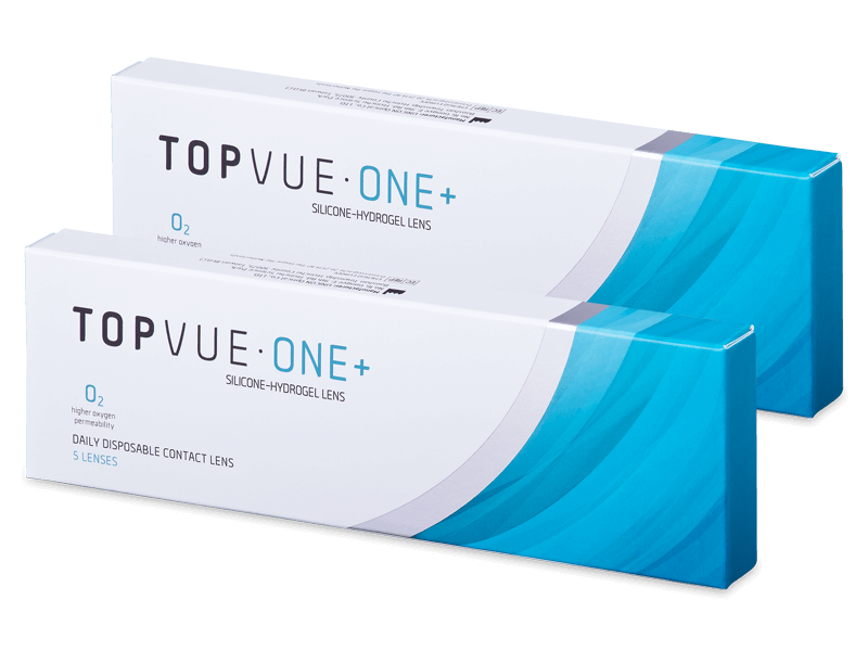TopVue One+ (5 leč) + (5 leč) - Dnevne kontaktne leče