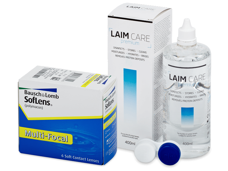 SofLens Multi-Focal (6 leč) + tekočina Laim-Care 400 ml - Package deal