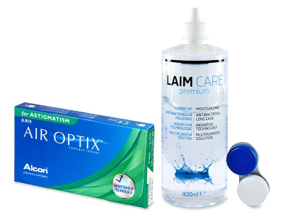 Air Optix for Astigmatism (6 leč) + tekočina Laim-Care 400 ml