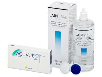 Acuvue 2 (6 leč) + tekočina Laim-Care 400 ml
