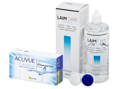 Acuvue Oasys for Astigmatism (12 leč) + tekočina Laim-Care 400 ml