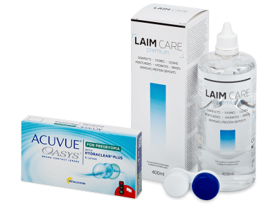 Acuvue Oasys for Presbyopia (6 leč) + tekočina Laim-Care 400 ml