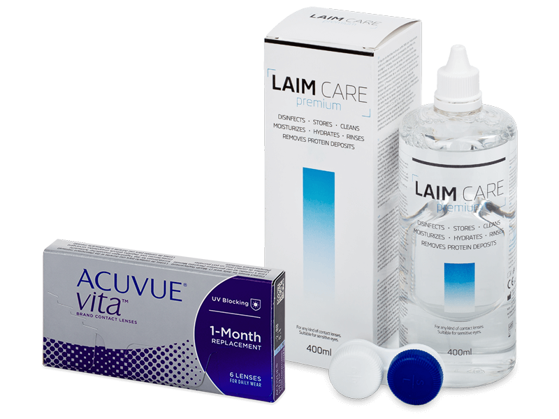 Acuvue Vita (6 leč) + tekočina Laim-Care 400 ml - Package deal