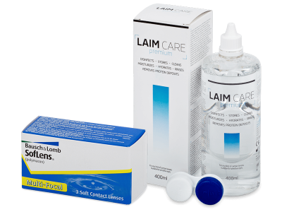 SofLens Multi-Focal (3 leče) + tekočina Laim-Care 400 ml - Ta izdelek je na voljo tudi v tej različici pakiranja