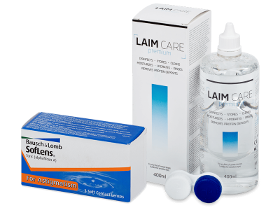 SofLens Toric (3 leče) + tekočina Laim-Care 400 ml - Ta izdelek je na voljo tudi v tej različici pakiranja