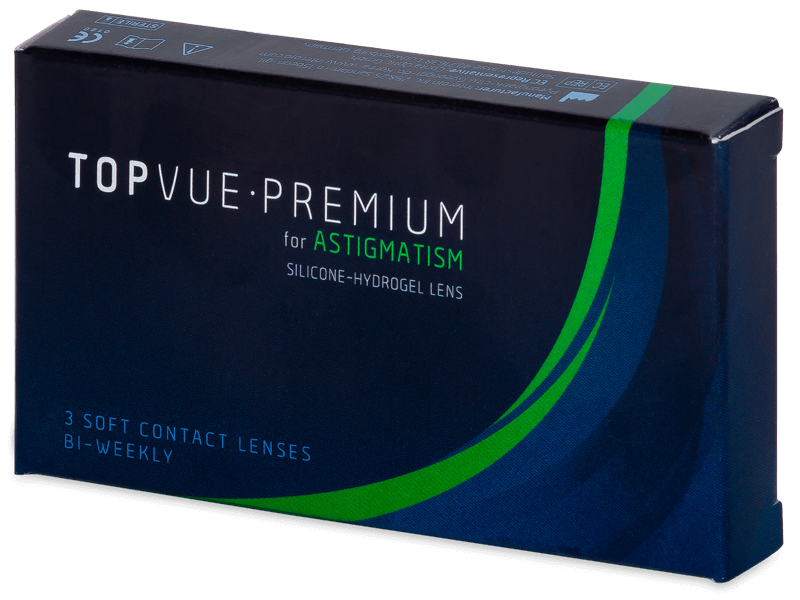 TopVue Premium for Astigmatism (3 leče) - Torične kontaktne leče