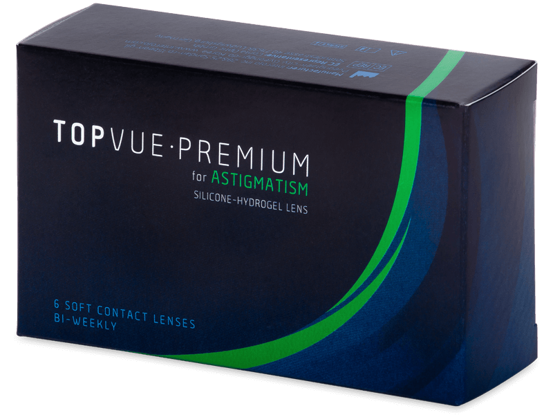 TopVue Premium for Astigmatism (6 leč) - Torične kontaktne leče