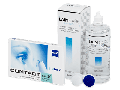 Carl Zeiss Contact Day 30 Compatic (6 leč) + tekočina Laim-Care 400ml - Package deal
