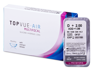 TopVue Air Multifocal (1 leča) - Multifokalne kontaktne leče