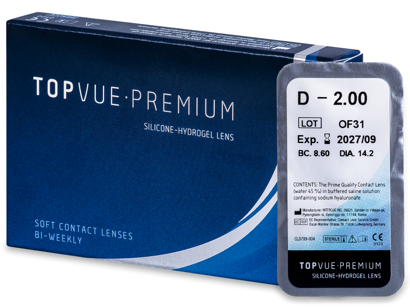 TopVue Premium (1 leča) - 14 dnevne kontaktne leče
