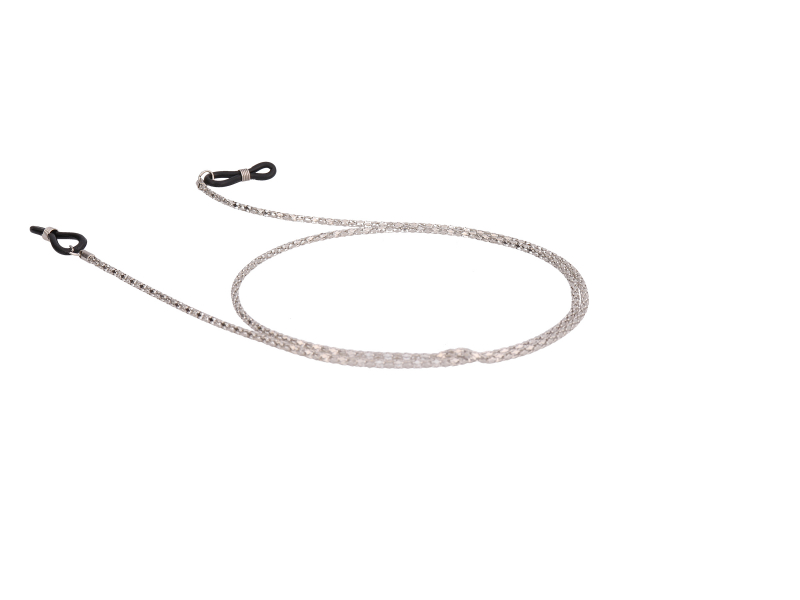 Kovinska vrvica za očala BC15 - Srebrna 