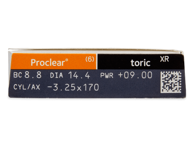 Proclear Toric XR (6 leč) - Predogled lastnosti